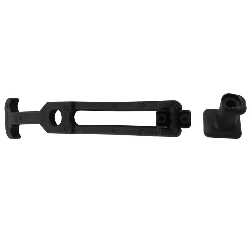 Coufce 2 PCS 7.78" Rubber Flexible Draw Latch Cooler Latches Replacement T-Handle Hasp Hood Catch Vehicle Engine Hood, Tool Box, Golf Cart, Engineering Machine Hood, Farm Machinery - Image 4